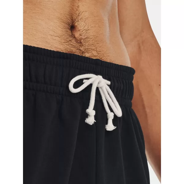  Pánské kraťasy UNDER ARMOUR RIVAL TERRY 6IN SHORT 1382427-001 ČERNÁ 