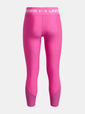 Dívčí legíny UNDER ARMOUR ARMOUR ANKLE CROP 1373950-652 RŮŽOVÁ