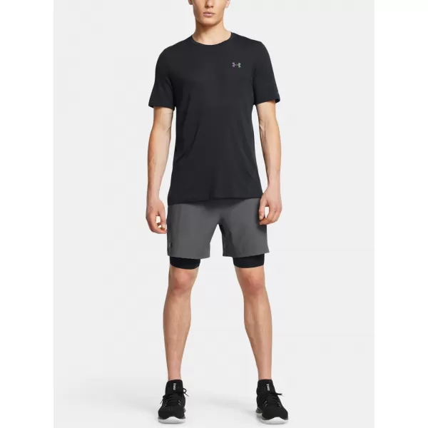  Pánské kraťasy UNDER ARMOUR VANISH WOVEN 2IN1 STS 1373764-025 ŠEDÁ 