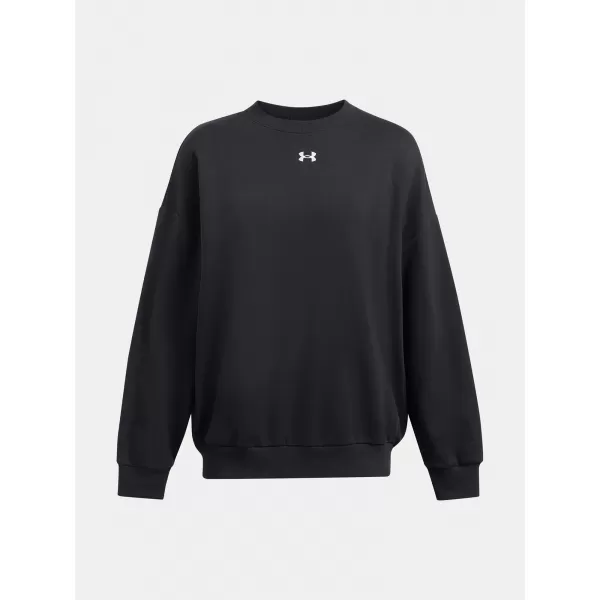  Dámská mikina UNDER ARMOUR  RIVAL FLEECE OS CREW ČERNÁ 