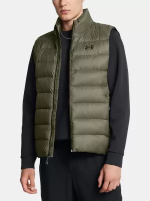 Pánská vesta UNDER ARMOUR LEGEND DOWN VEST 1385838-390 ZELENÁ