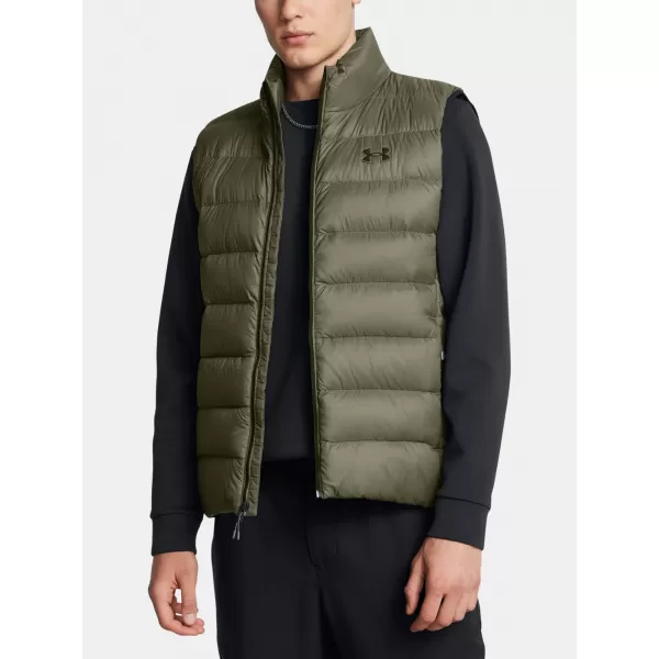  Pánská vesta UNDER ARMOUR LEGEND DOWN VEST 1385838-390 ZELENÁ 
