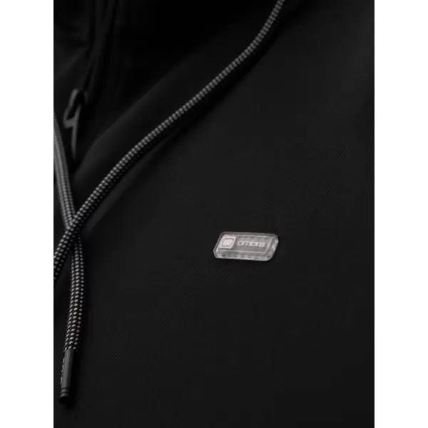  Pánská mikina OMBRE OM-SSZP-0210 BLACK 