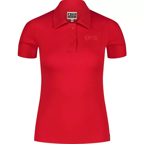  Dámské polo triko NORDBLANC EVERMORE NBSLT8174 ČERVENÁ 