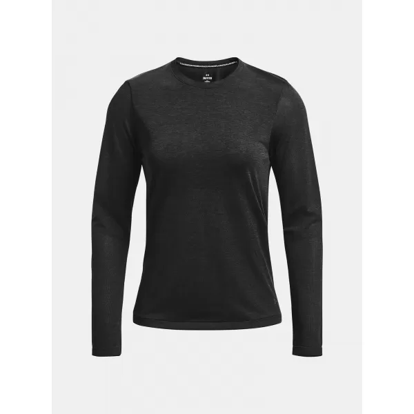  Dámské triko UNDER ARMOUR SEAMLESS STRIDE LS 1375699-001 ČERNÁ 