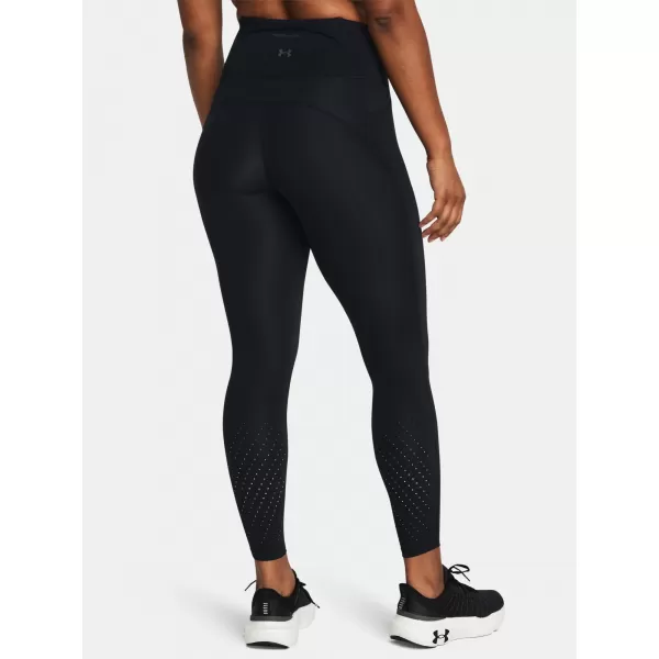  Dámské legíny UNDER ARMOUR LAUNCH ELITE ANKLE TIGHTS 1383367-001 ČERNÁ 