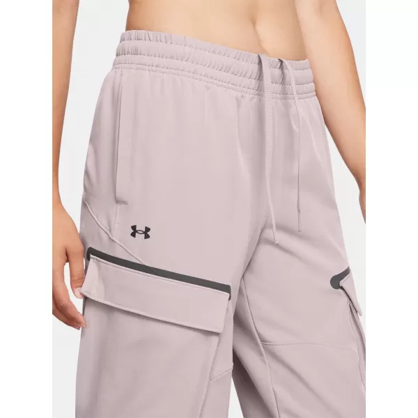  Dámské sportovní kalhoty UNDER ARMOUR UNSTOPPABLE CARGO PANT 1386481-015 ŠEDÁ 