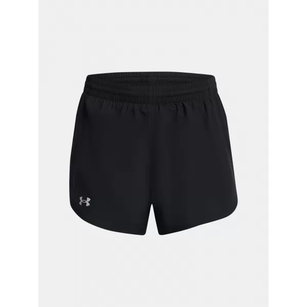  Dámské kraťasy UNDER ARMOUR FLY BY 2-IN-1 SHORTS 1382440-001 ČERNÁ 