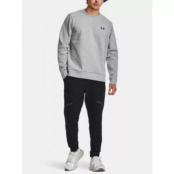  Pánská mikina UNDER ARMOUR UNSTOPPABLE FLC CREW 1381688-011 ŠEDÁ 