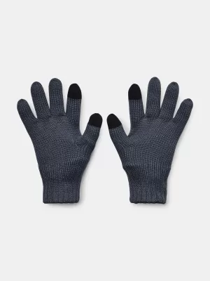 Pánské rukavice UNDER ARMOUR HALFTIME WOOL GLOVE 1378755-044 ŠEDÁ