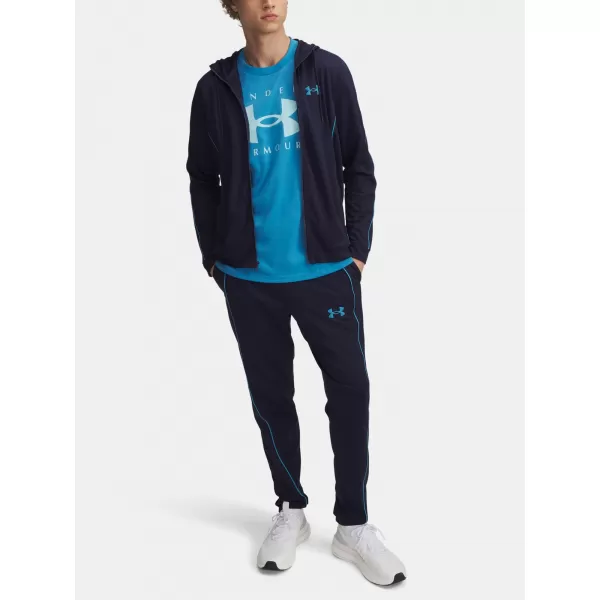  Pánská souprava UNDER ARMOUR EMEA TRACKSUIT NOVELTY 1390152-410 MODRÁ 