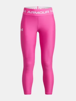 Dívčí legíny UNDER ARMOUR ARMOUR ANKLE CROP 1373950-652 RŮŽOVÁ