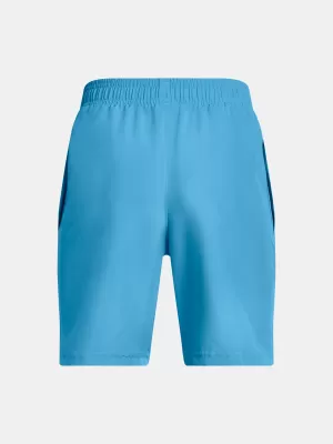 Chlapecké kraťasy UNDER ARMOUR TECH WOVEN WORDMARK SHORT 1383341-452 SVĚTLE MODRÁ