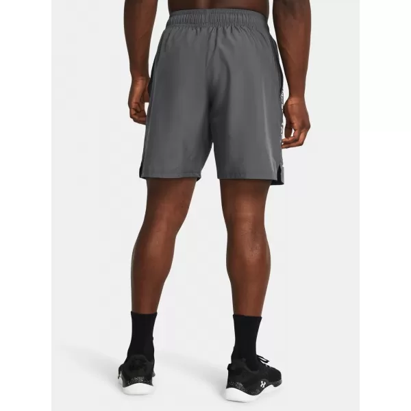  Pánské kraťasy UNDER ARMOUR WOVEN WDMK SHORTS 1383356-025 ŠEDÁ 