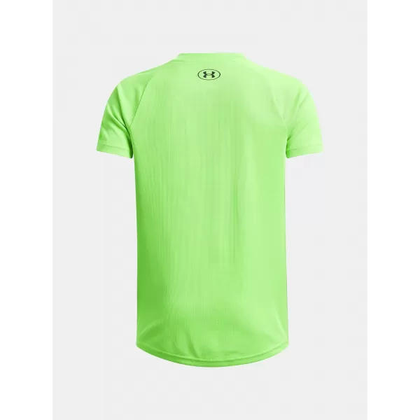  Chlapecké triko UNDER ARMOUR TECH TEXTURED SS 1382790-362 ZELENÁ 