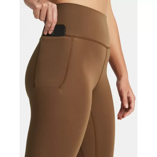  Dámské legíny UNDER ARMOUR MERIDIAN ANKLE LEG 1382525-253 HNĚDÁ 