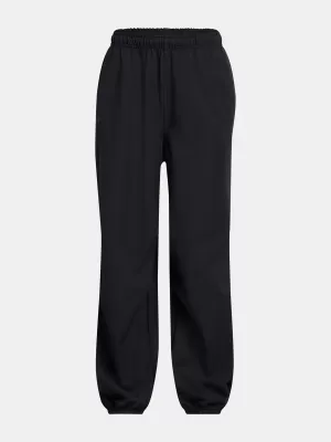 Dívčí sportovní kalhoty UNDER ARMOUR UNSTOPPABLE WVN WIDE LEG 1388638-001 ČERNÁ