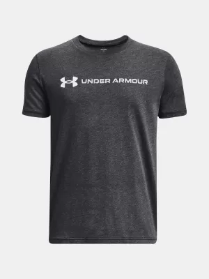 Chlapecké triko UNDER ARMOUR B LOGO WORDMARK SS 1380747-001 ČERNÁ