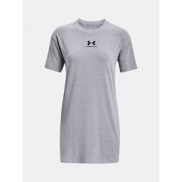  Dámské triko UNDER ARMOUR W EXTENDED SS NEW 1383429-035 ŠEDÁ 