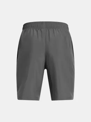 Chlapecké kraťasy UNDER ARMOUR TECH WOVEN WORDMARK SHORT 1383341-026 ŠEDÁ