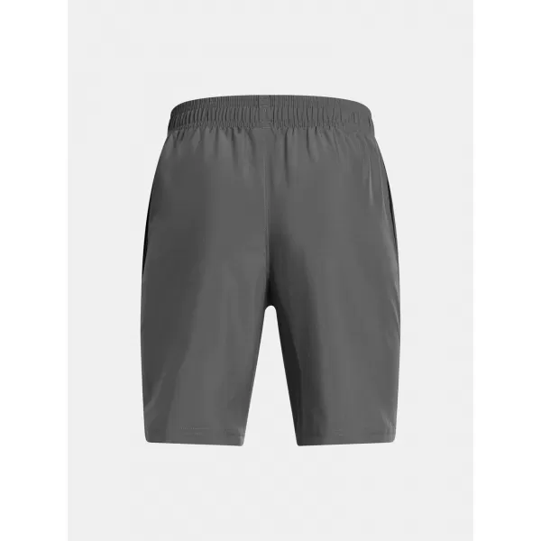  Chlapecké kraťasy UNDER ARMOUR TECH WOVEN WORDMARK SHORT 1383341-026 ŠEDÁ 