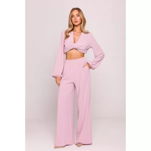  Dámské legíny MOE M862 CREPEPINK 
