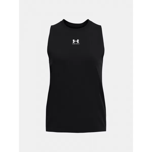  Dámské tílko UNDER ARMOUR CAMPUS MUSCLE TANK 1383659-001 ČERNÁ 