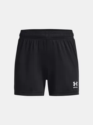 Dívčí kraťasy UNDER ARMOUR GS CH. KNIT SHORT 1379457-001 ČERNÁ