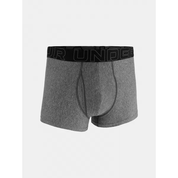  Pánské boxerky UNDER ARMOUR M PERF TECH 3IN (1KS) 1383877-025 ŠEDÁ 