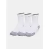 Ponožky UNDER ARMOUR AD RUN CUSHION CREW (3 PÁRY) 1387043-101 BÍLÁ
