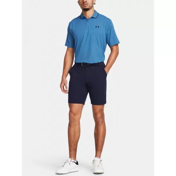  Pánské kraťasy UNDER ARMOUR TECH TAPER SHORT 1383154-410 MODRÁ 