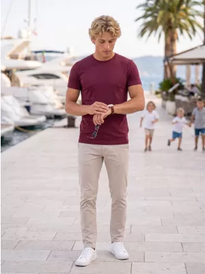 Pánské triko ALTISPORT NoPrint NP/ALM921 GARNET