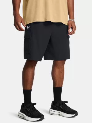 Pánské kraťasy UNDER ARMOUR VIBE WOVEN CARGO SHORT 1386560-001 ČERNÁ