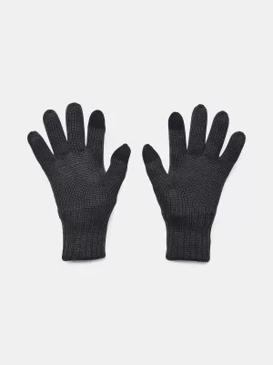 Pánské rukavice UNDER ARMOUR HALFTIME WOOL GLOVE 1378755-001 ČERNÁ