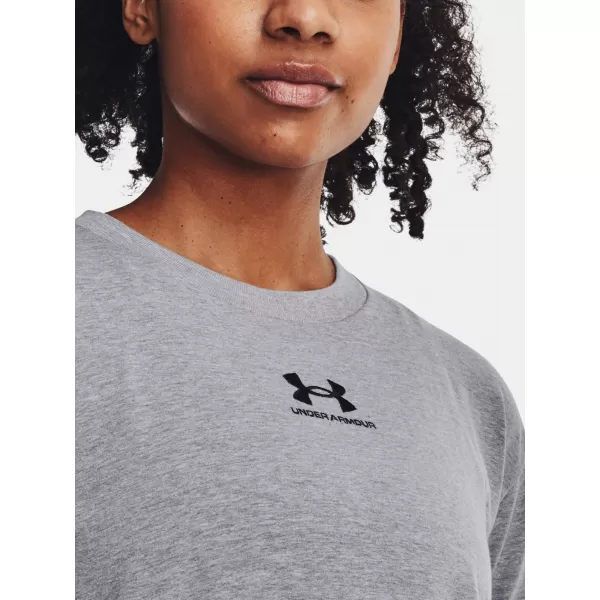  Dámské triko UNDER ARMOUR W EXTENDED SS NEW 1383429-035 ŠEDÁ 