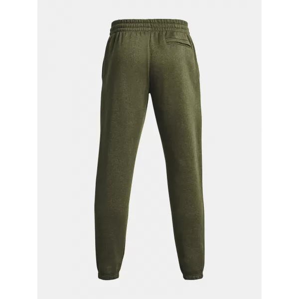  Pánské tepláky UNDER ARMOUR ESSENTIAL FLEECE JOGGER 1373882-391 ZELENÁ 
