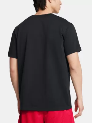 Pánské triko UNDER ARMOUR HW ARMOUR LABEL SS 1382831-001 ČERNÁ