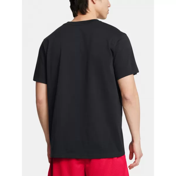  Pánské triko UNDER ARMOUR HW ARMOUR LABEL SS 1382831-001 ČERNÁ 