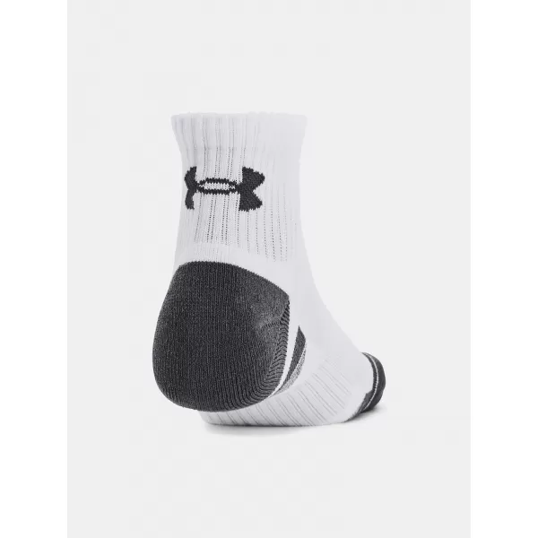  Ponožky UNDER ARMOUR PERFORMANCE COTTON 3P QTR 1379528-100 BÍLÁ 