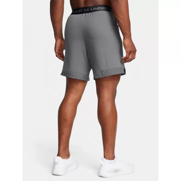  Pánské kraťasy UNDER ARMOUR VANISH WOVEN 6IN SHORTS 1373718-027 ŠEDÁ 