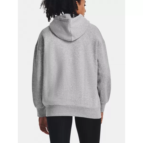  Dámská mikina UNDER ARMOUR ESSENTIAL FLC OS HOODIE 1379495-012 ŠEDÁ 