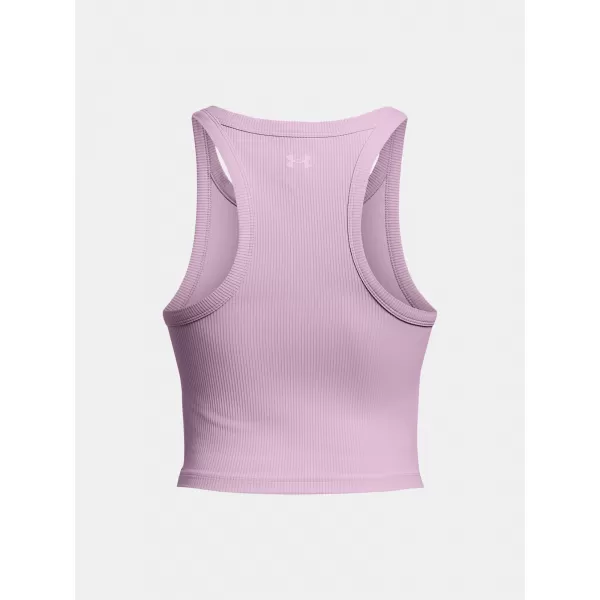  Dámské tílko UNDER ARMOUR MERIDIAN RIB CROP TANK 1384008-543 FIALOVÁ 