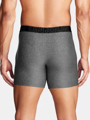 Pánské boxerky UNDER ARMOUR M PERF TECH 6IN (1KS) 1383849-025 ŠEDÁ