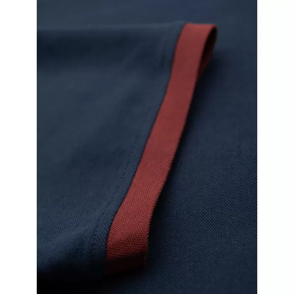  Pánské triko OMBRE OM-TSCT-0198 NAVY BLUE 
