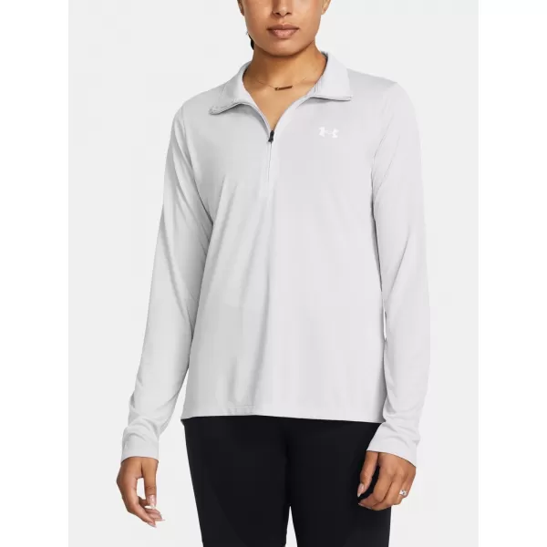  Dámská mikina UNDER ARMOUR TECH 1/2 ZIP- TWIST 1384225-014 ŠEDÁ 
