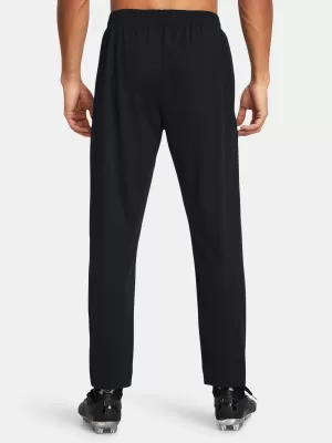 Pánské sportovní kalhoty UNDER ARMOUR MS CH. PIQUE PANT 1382602-001 ČERNÁ