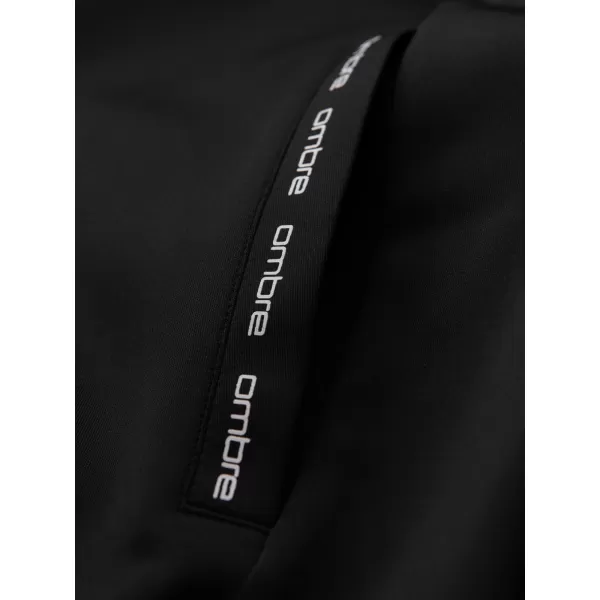  Pánská mikina OMBRE OM-SSZP-0210 BLACK 