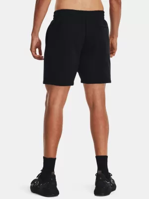 Pánské kraťasy UNDER ARMOUR ESSENTIAL FLEECE SHORTS 1380377-001 ČERNÁ