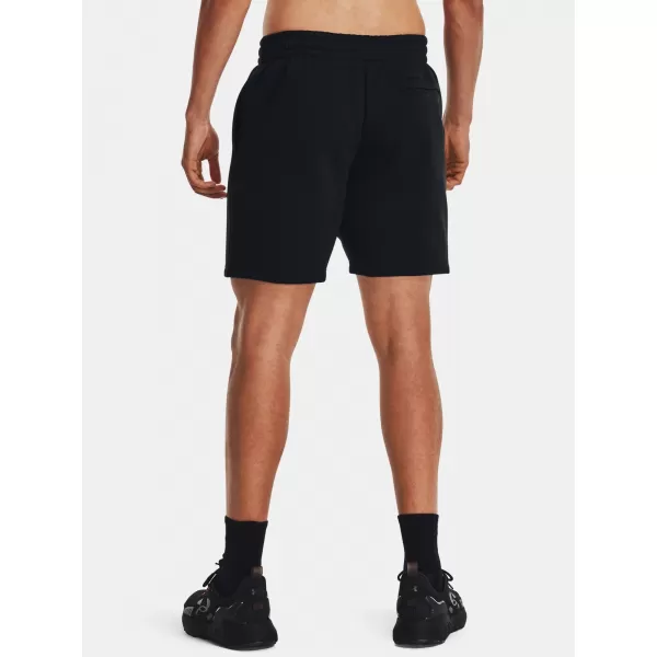  Pánské kraťasy UNDER ARMOUR ESSENTIAL FLEECE SHORTS 1380377-001 ČERNÁ 