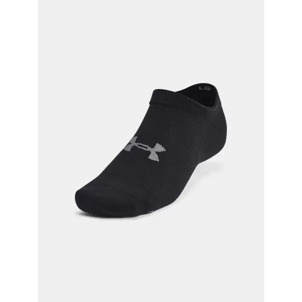  Ponožky UNDER ARMOUR ESSENTIAL NO SHOW (6 PÁRŮ) 1382611-001 ČERNÁ 